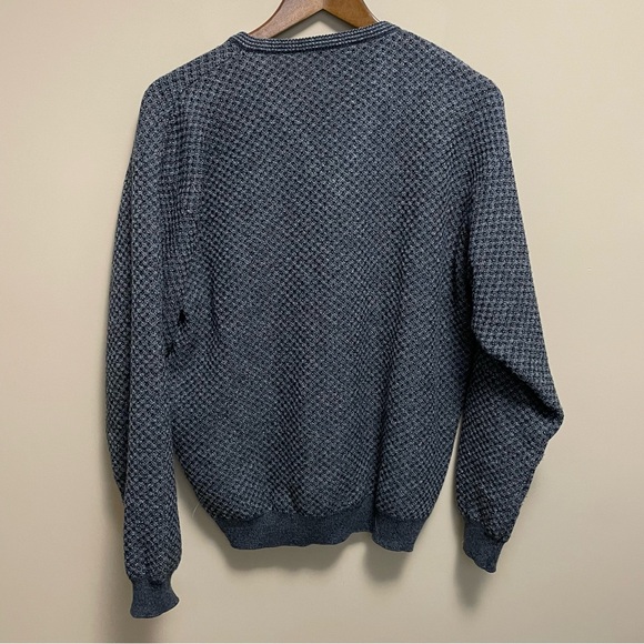 Vintage 90s Modango Made In Italy Wool Blend V-neck Sweater Men’s M - Picture 8 of 10